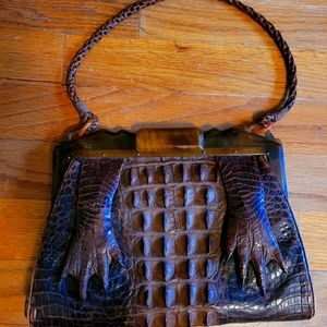 COPY - Vintage real alligator purse